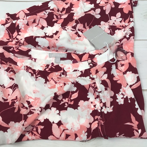 NWT CHELSEA 28 Side Button Midi Skirt - Picture 6 of 7